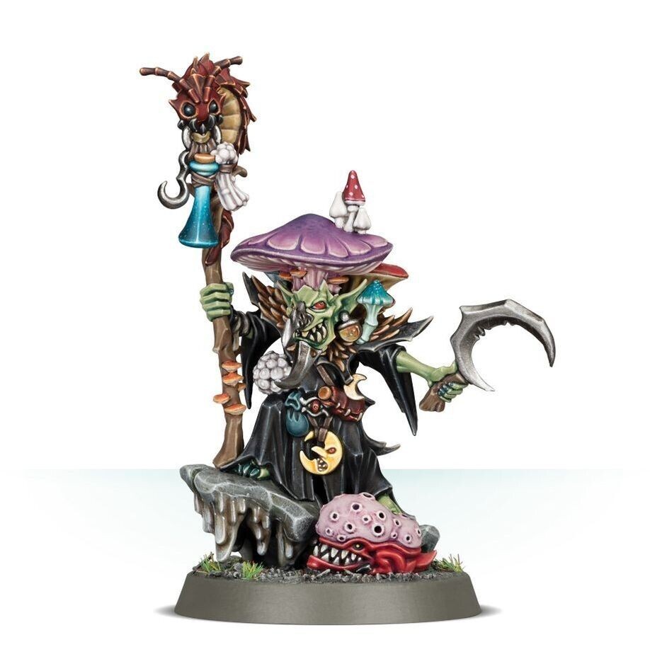 Fungoid Cave-Shaman - Snazzgar Stinkmullett - New on Sprue - US Import Tax Paid*