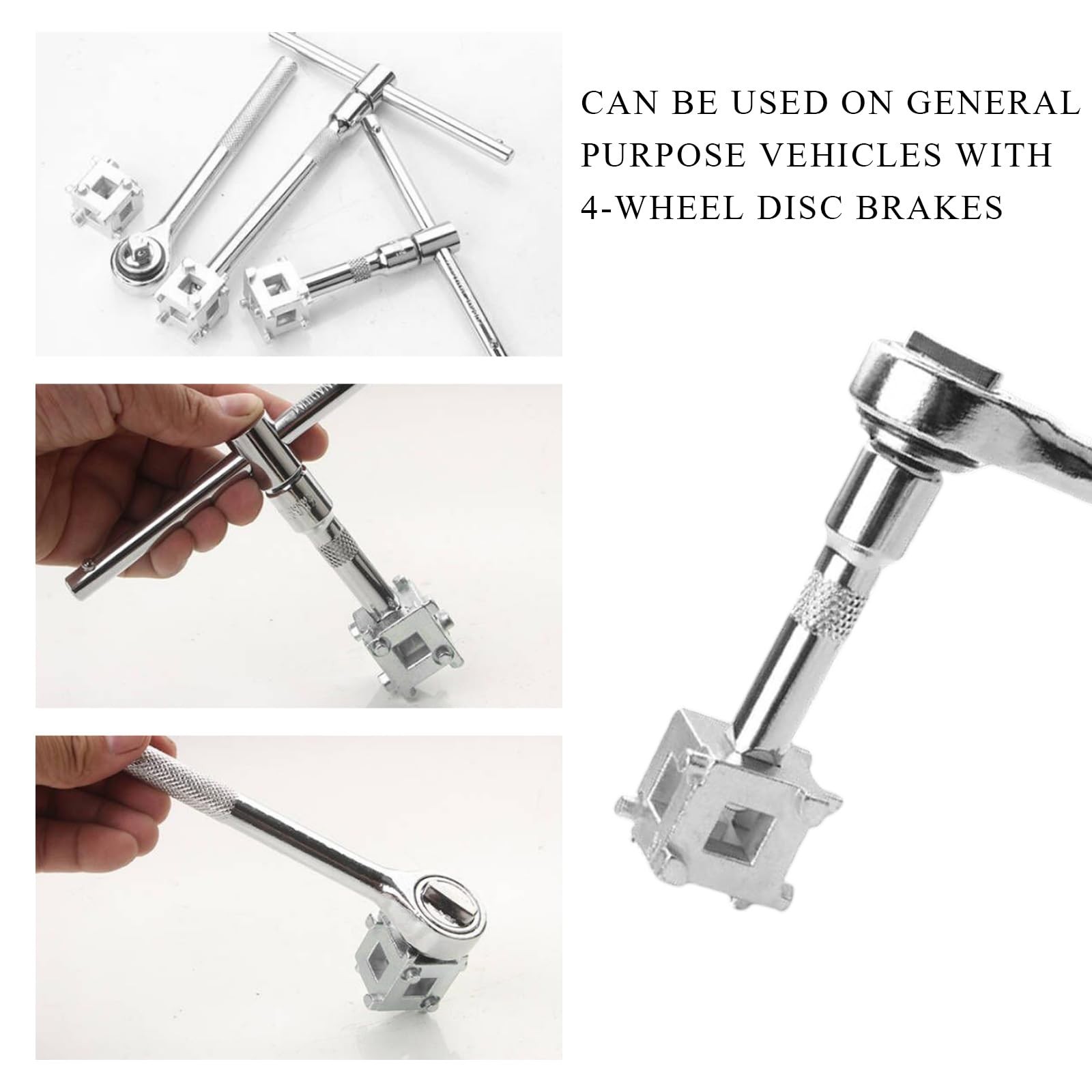 Ohleats 3/8" Disc Brake Piston Caliper Wind Back Cube Tool, Car Brake...