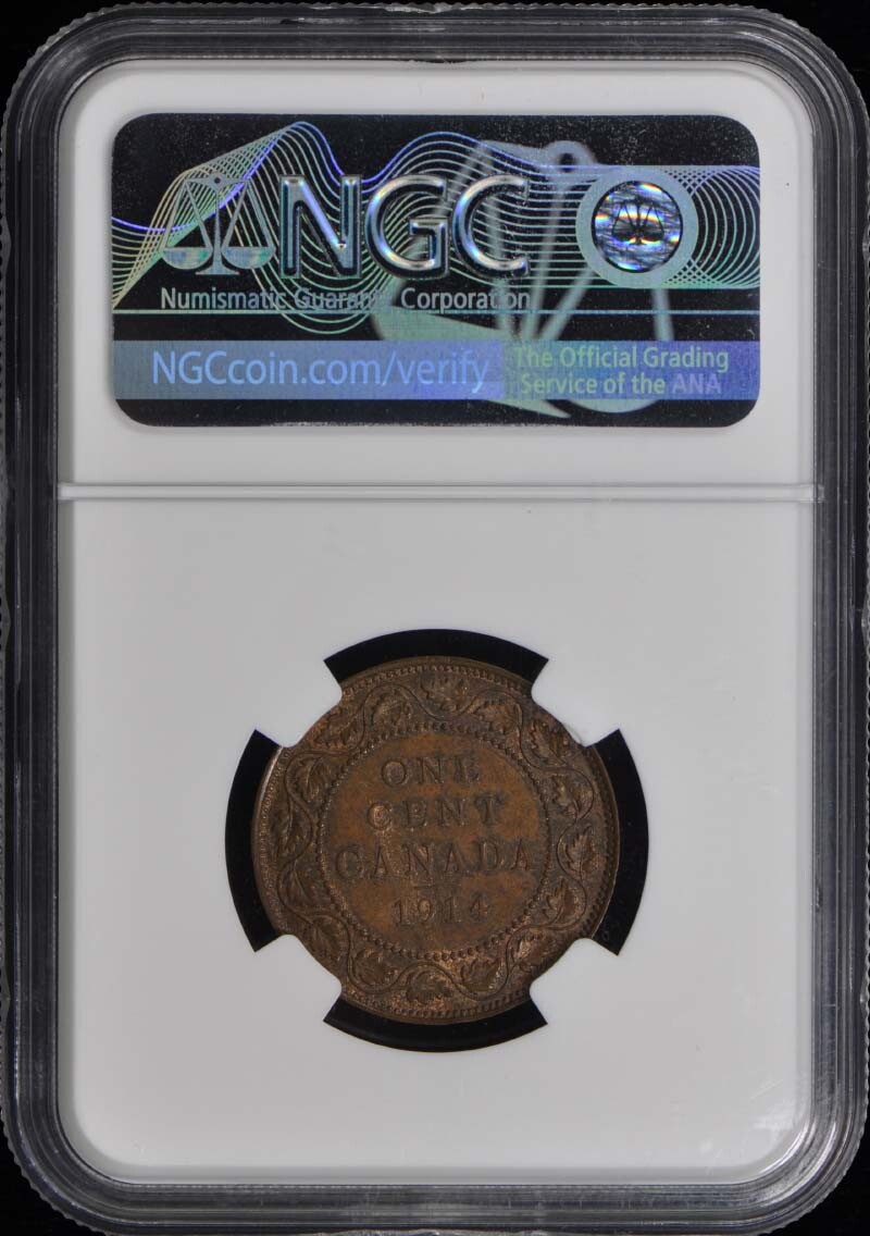 1914 CANADA 1C NGC MS63BN