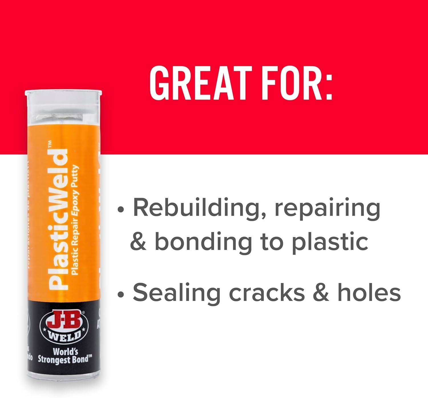 Waterproof PlasticWeld Epoxy Putty - Perfect for Plumbing, Marine & Automotive