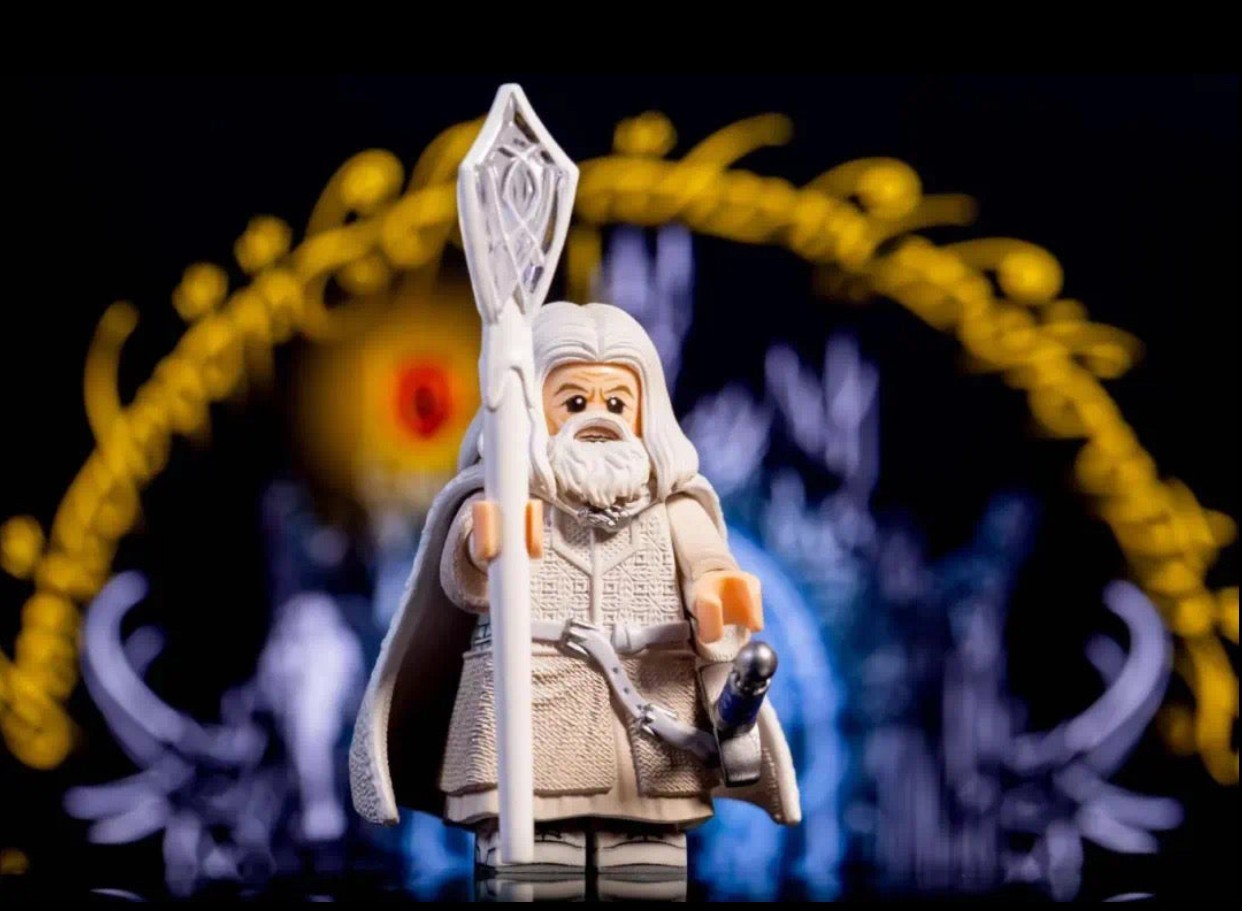 Custom Molded Figurine Accessory - LOTR  Gandalf