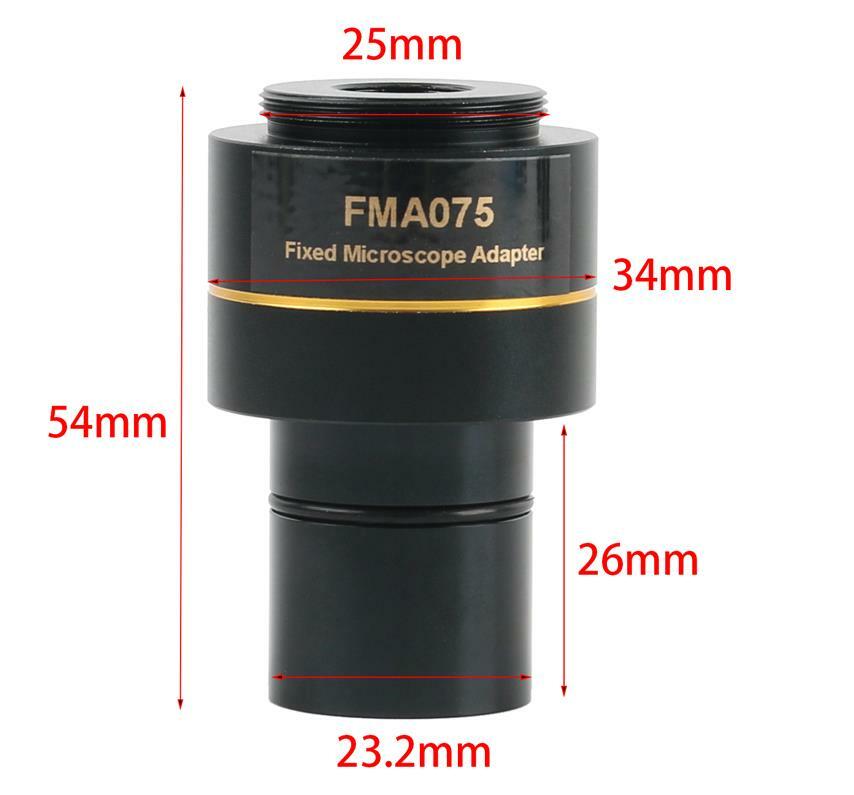 0.37X 0.5X 0.75X CCD Reduce Lens C Mount Adapter 23.2mm Microscope Relay Lens