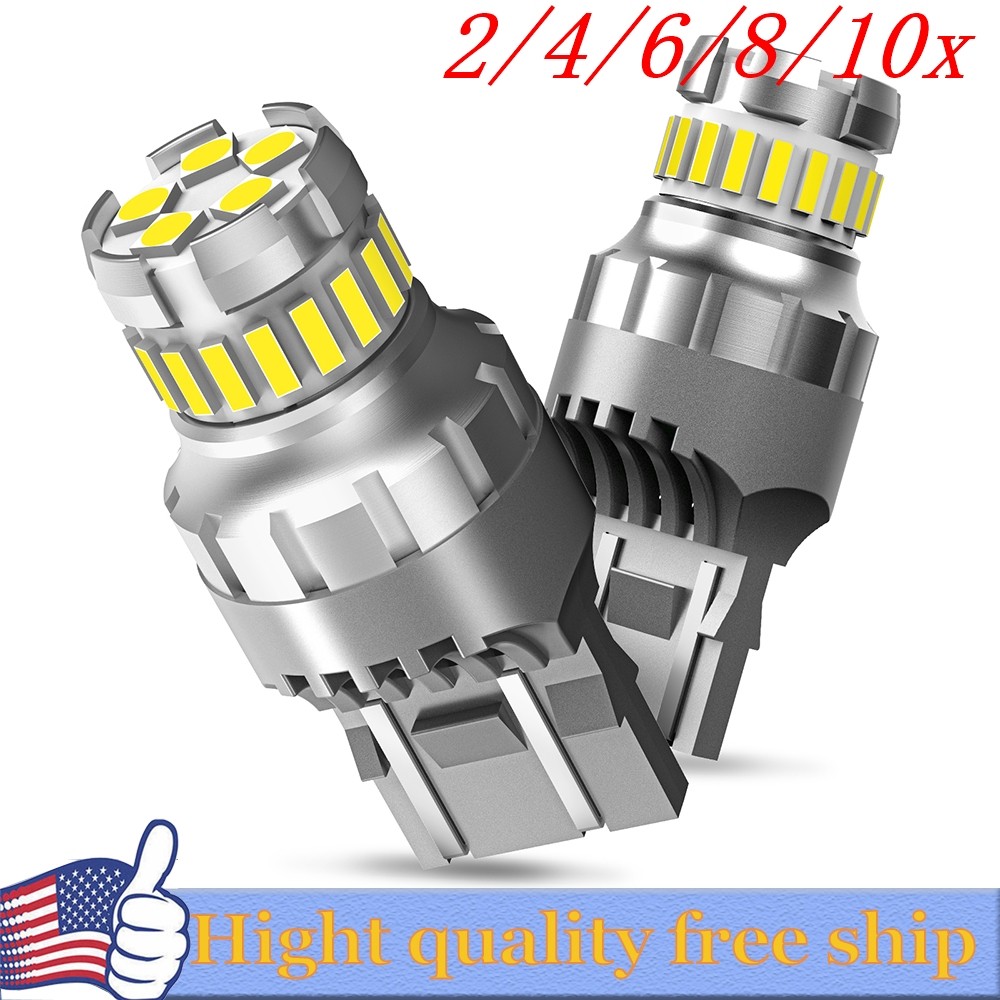 AUXITO 7443 7440 LED Back Up Reverse Light Parking bulb 6500K White Canbus 2/4X