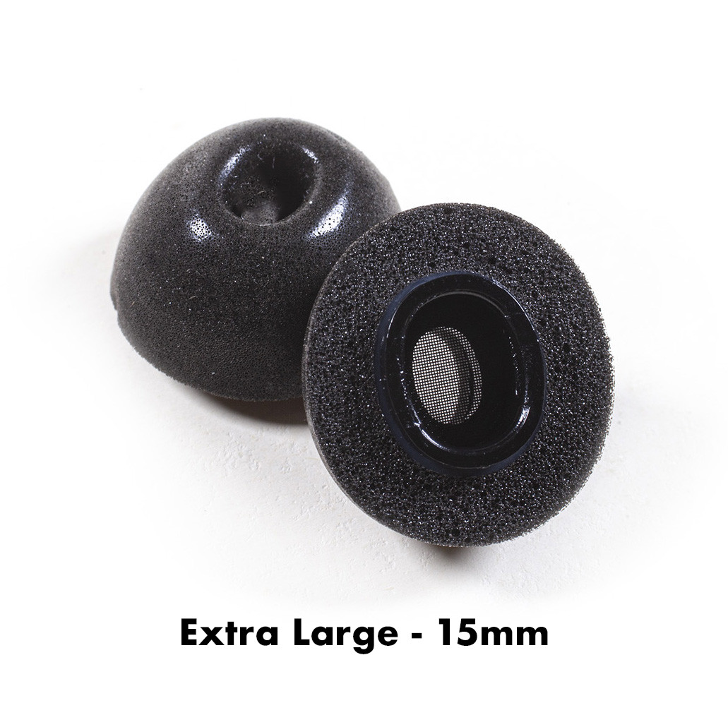 Dekoni Audio Memory Foam Earphone Tips for Apple Airpods Pro 3 - Extra LG 3 Pack