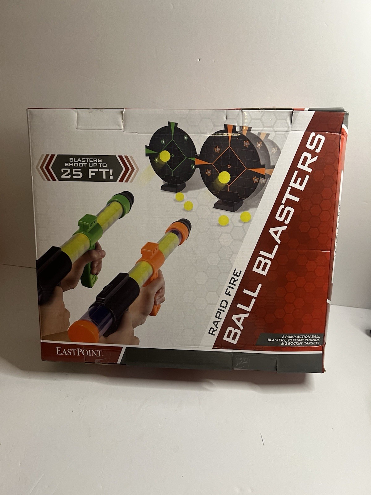 New in Box EastPoint Sports Rapid Fire Gun Ball Blaster Game