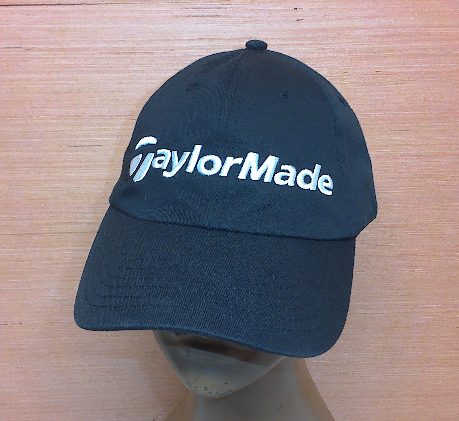 TaylorMade Black Golf Hat Cap TMax Gear OSFA Adjustable