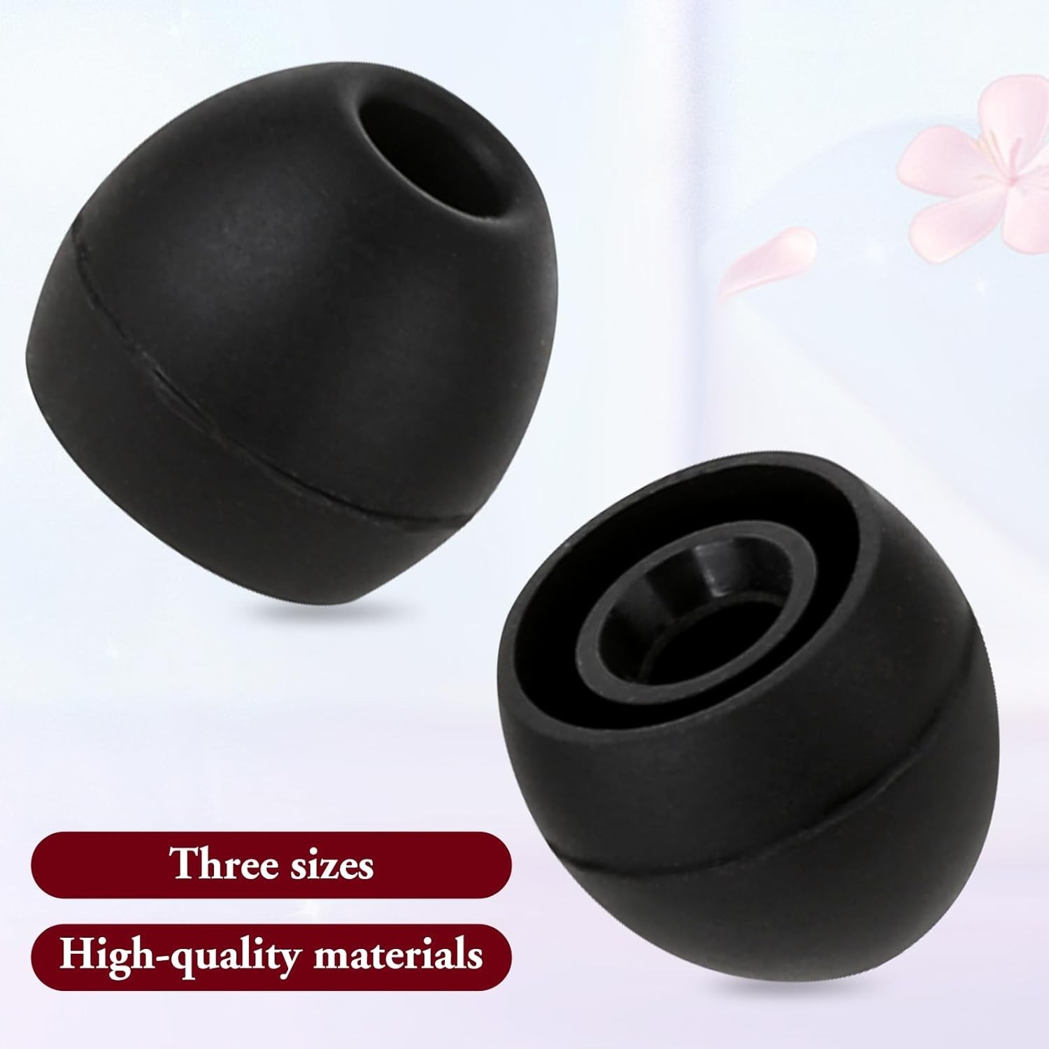 15 Pairs Silicone Ear Bud Replacement Pieces Earbuds Ear Tips Replacement Ear...