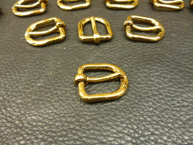Belt Buckle Gilt Brass Gilt Finish 12mm Joblot Craft Bags Larp Belts Etc USL11g