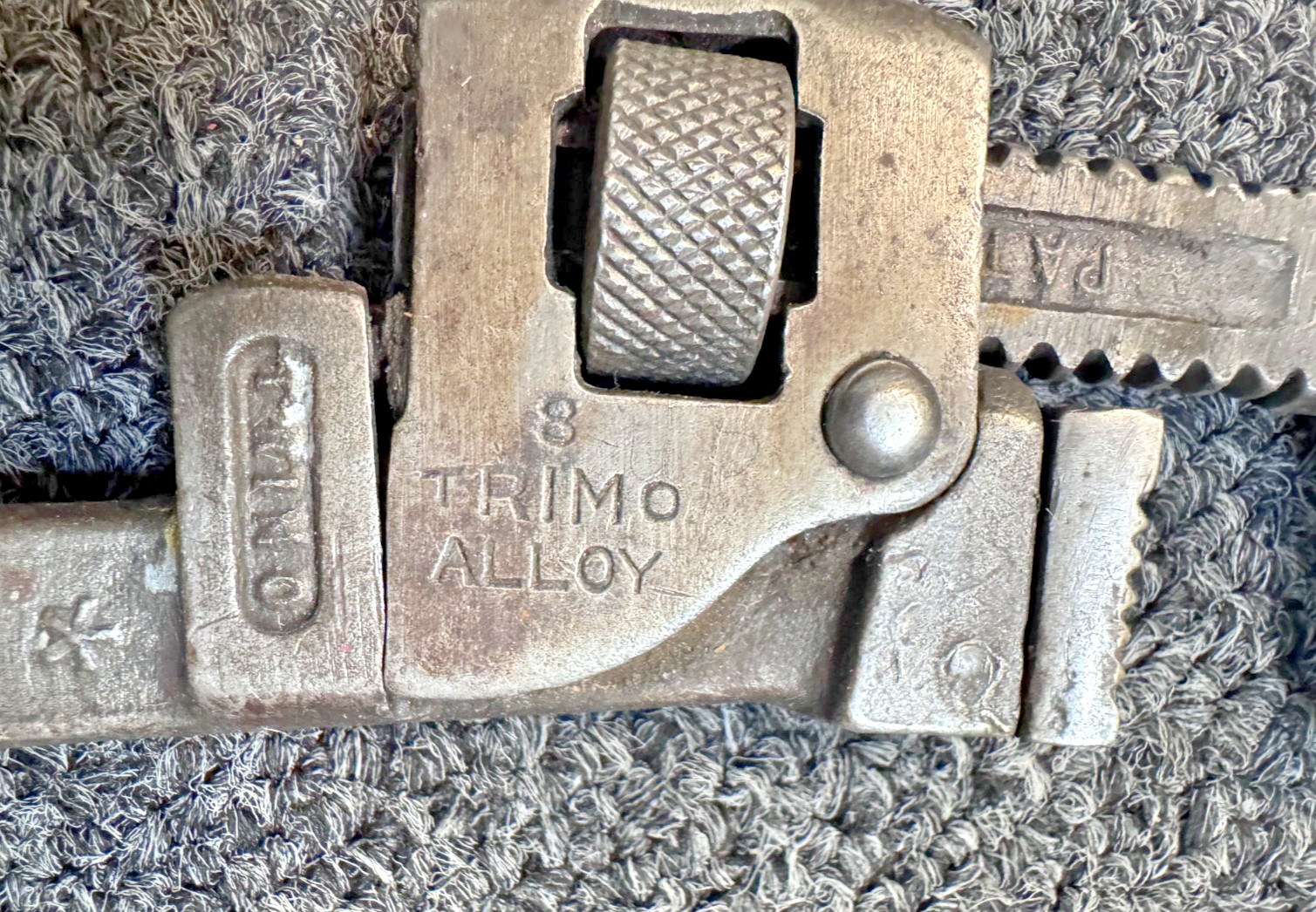 Trimo 8" Pipe Wrench, USA, VINTAGE