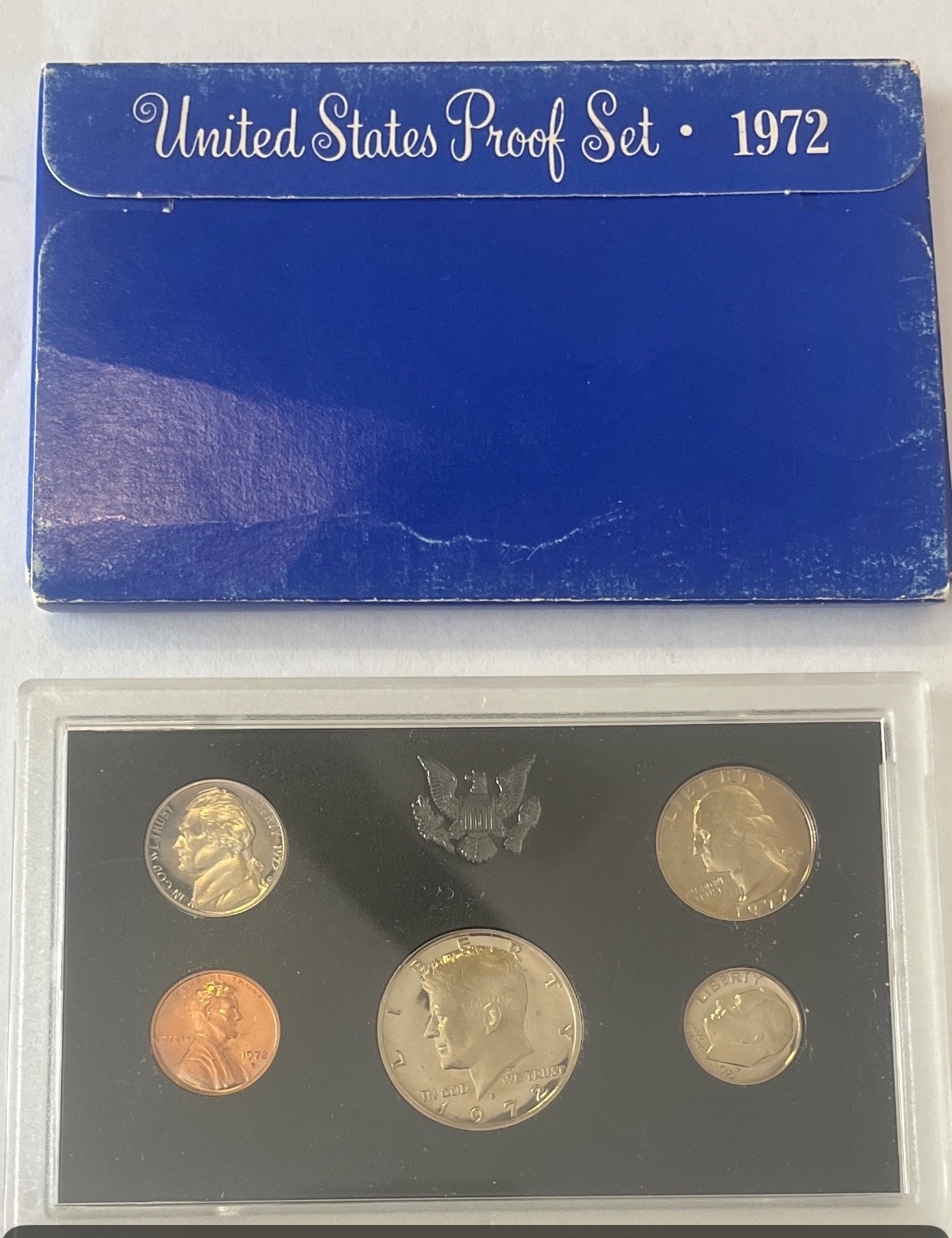 1972 Proof Set U.S. Mint Original Government Packaging OGP