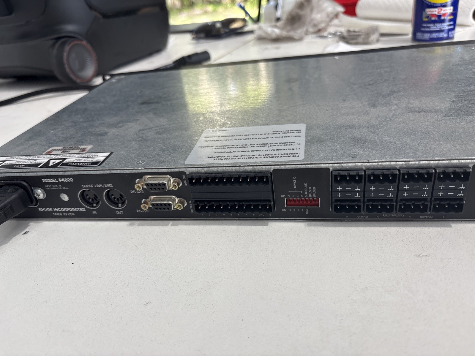 Shure Soundplex P4800 Digital Audio Signal System Processor