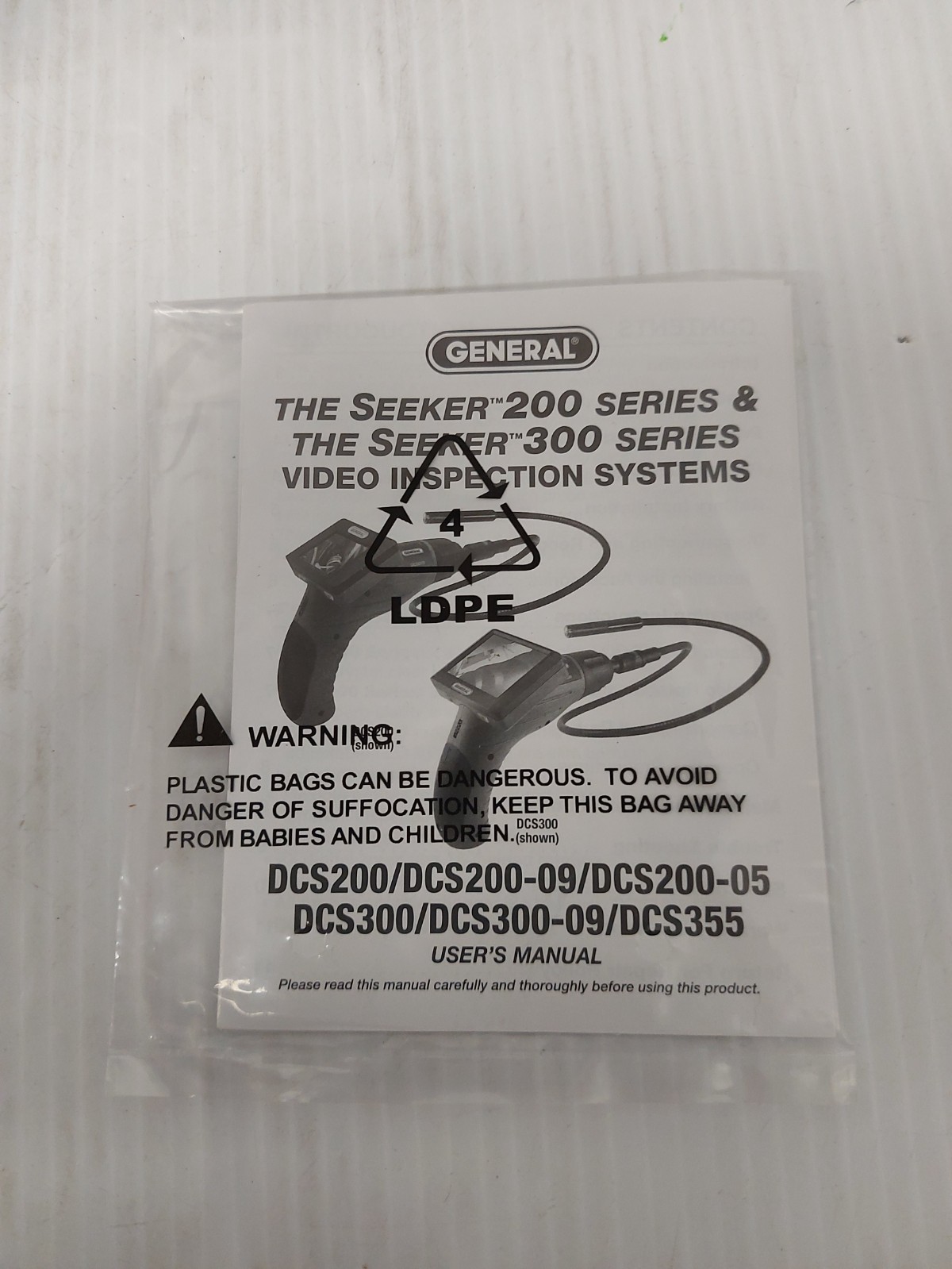 (N86713-1) General DCS300-009 Inspection Camera