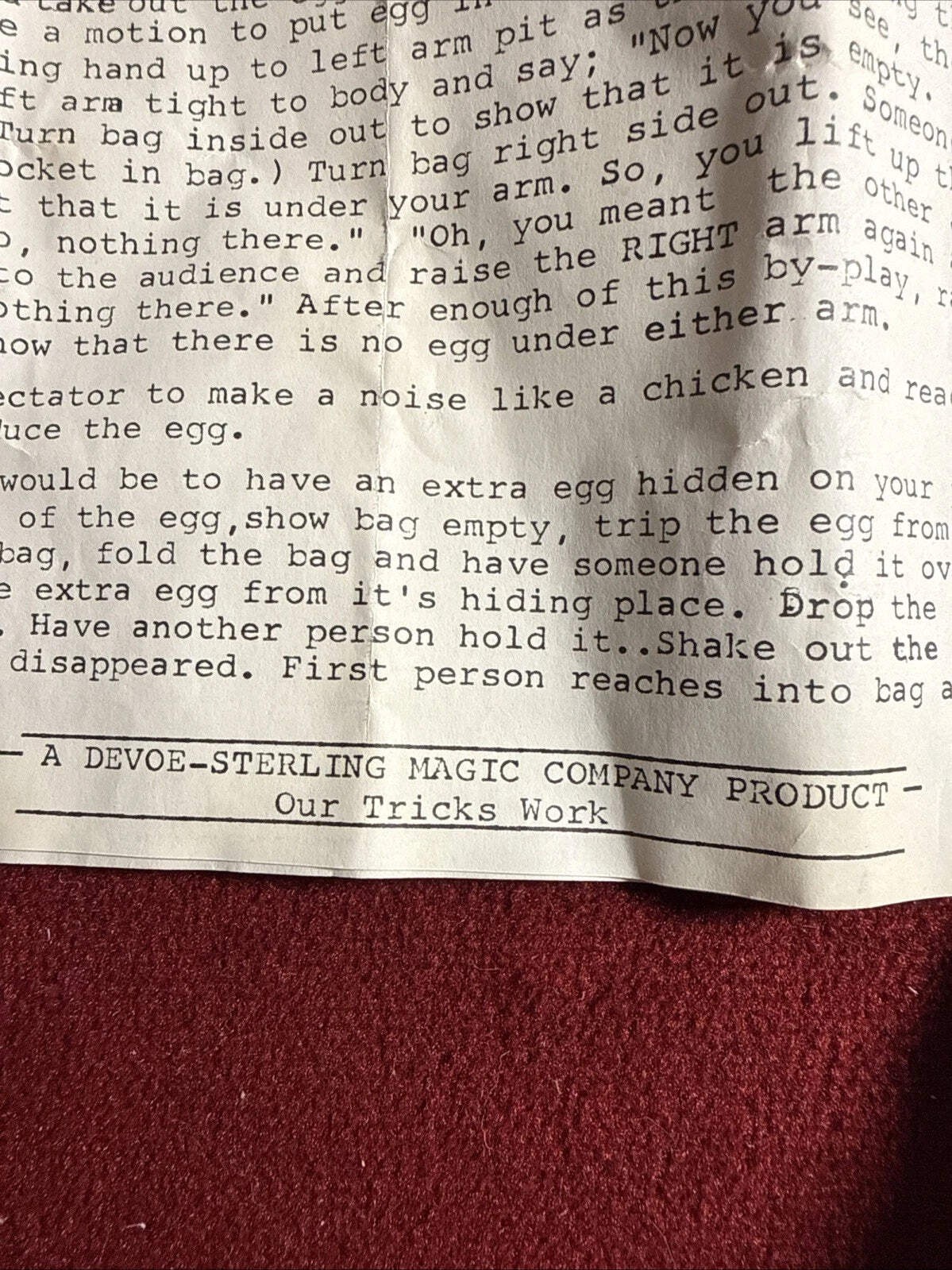 Sterling Deluxe Egg Bag - Vintage