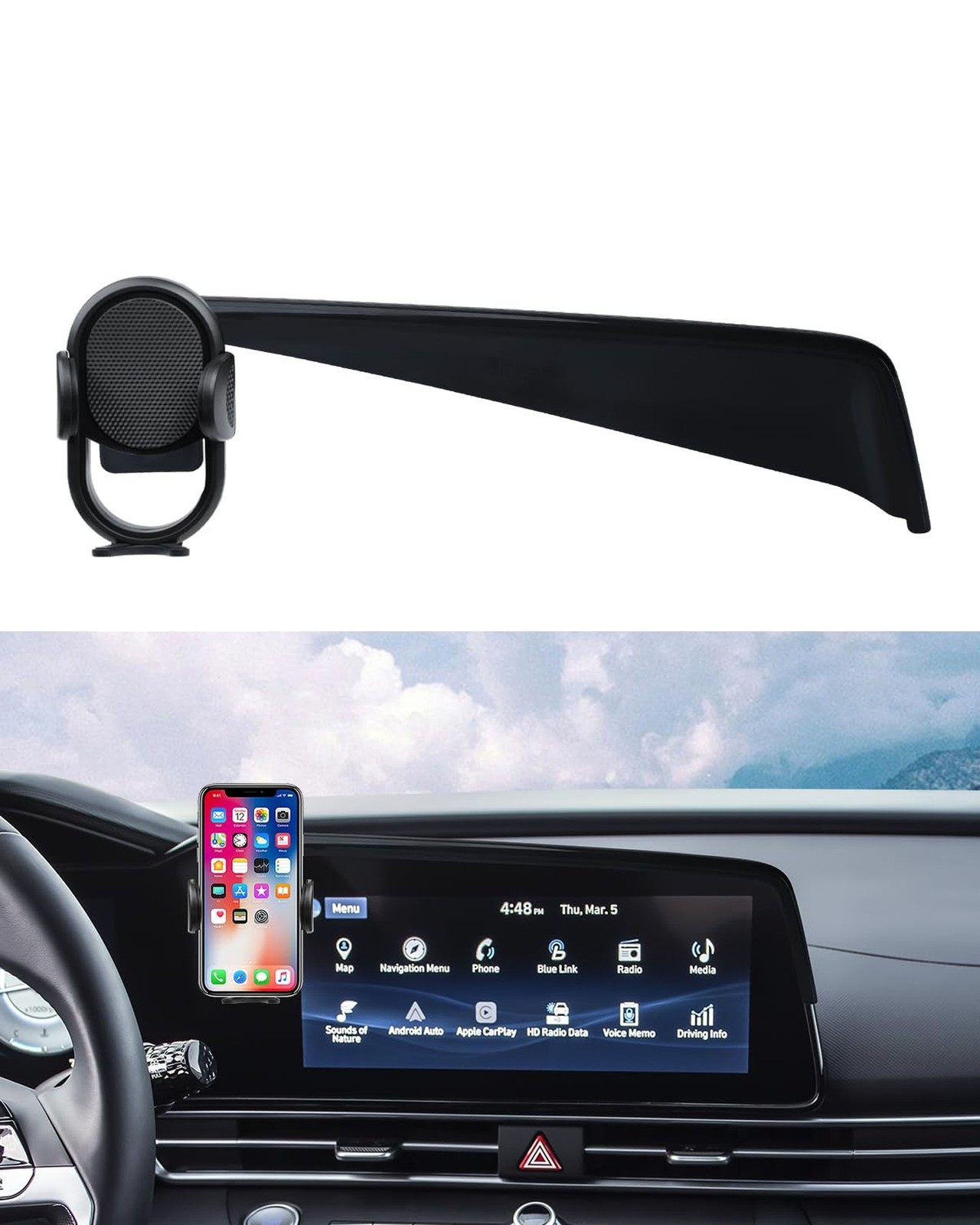 Autorder Car Phone Holder for 2021-2025 Hyundai Elantra Accessories... Fast Ship
