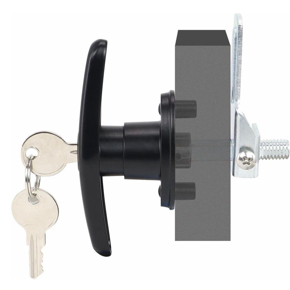 Truck Cap Camper Shell T-Handle Lock Latch Topper Door Locking Kit Right C654
