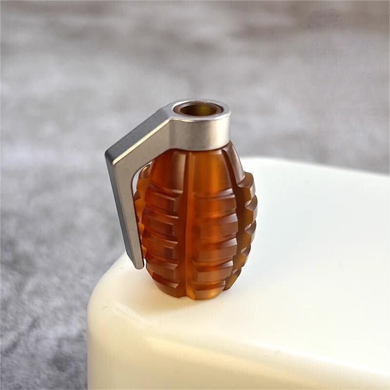 Titanium Ultem PEI Knife Lanyard Bead Paracord Pendant EDC Keychain Charm DIY