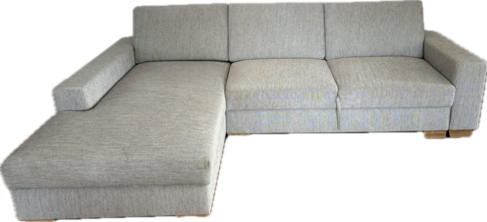 Sofa gray for living room with sleeping spaces available