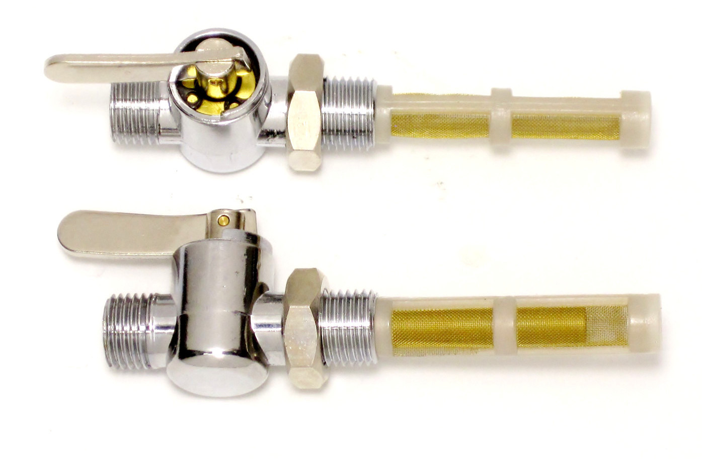 F12800 Petcocks Triumph Norton BSA 83-2800 83-2801 fuel valves petcock set