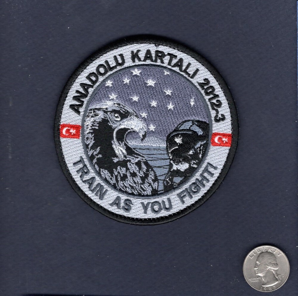 Anadolu Kartali 2012 2013 TURAF TURKISH Air Force Turkey Squadron Patch +V