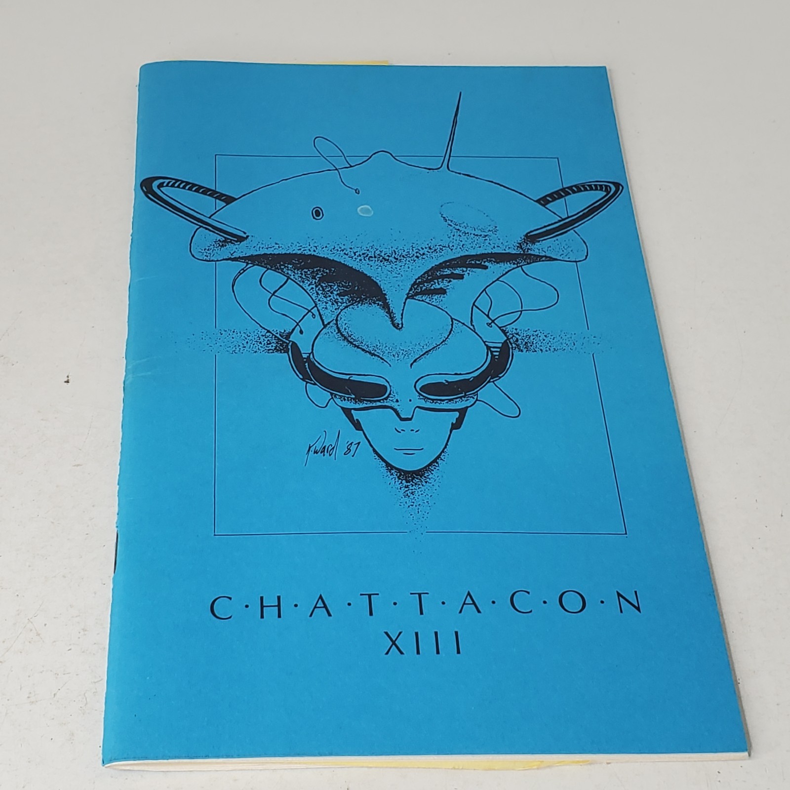 13th Chattacon Science Fiction Convention Program Fantasy Signed Maurine Dorris