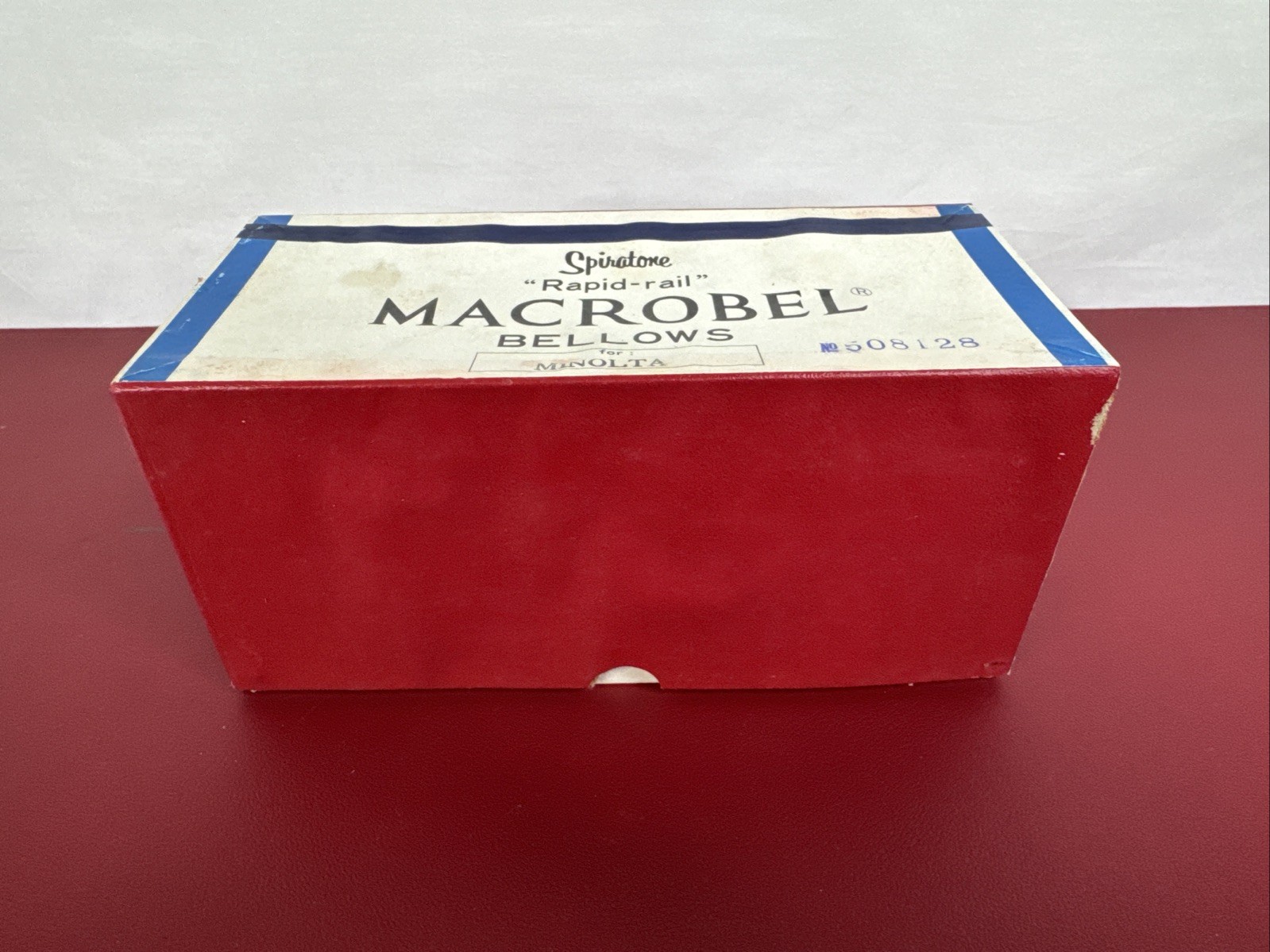 vintage Spiratone Rapid Rail Macrobel Bellows For Minolta, NIOB