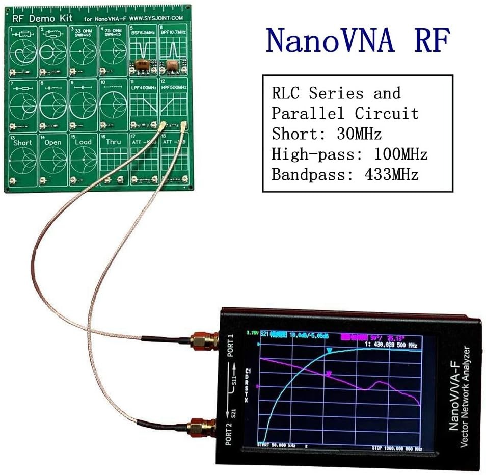 RF Board, 18 Functional Modules RF Demo Kit NanoVNA RF Module Vector Networ...