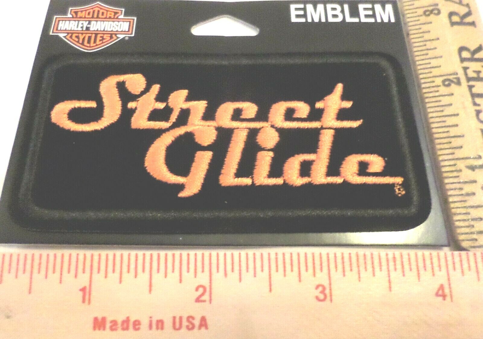 Harley Street Glide patch collectible old HD emblem biker motorcycle memorabilia