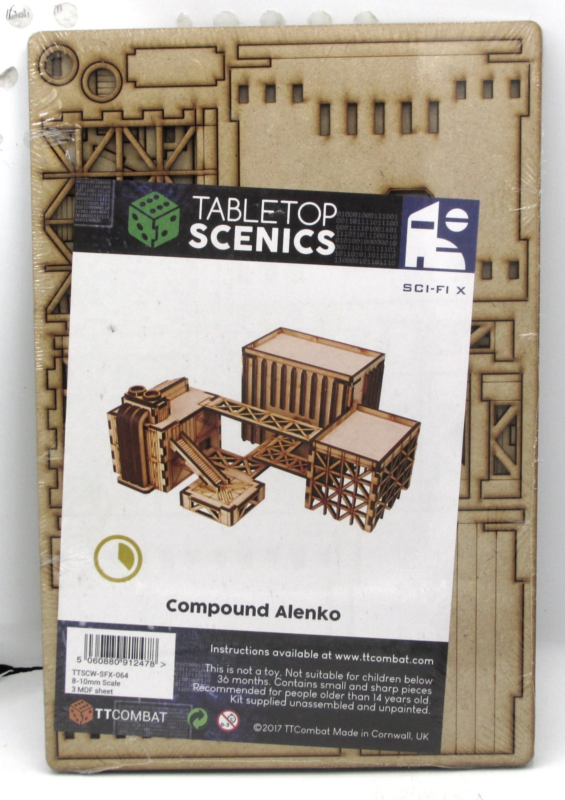 TTCombat TTSCW-SFX-064 Compound Alenko (Sci-Fi X) 10mm Terrain Kit Facility