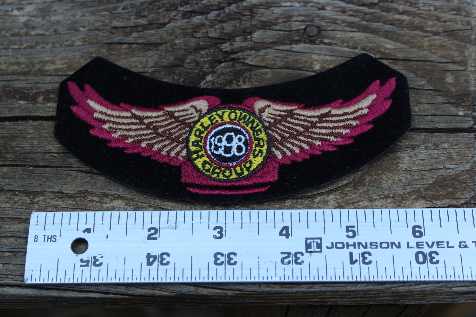 TWO HARLEY DAVIDSON HARLEY OWNERS GROUP PATCHES
