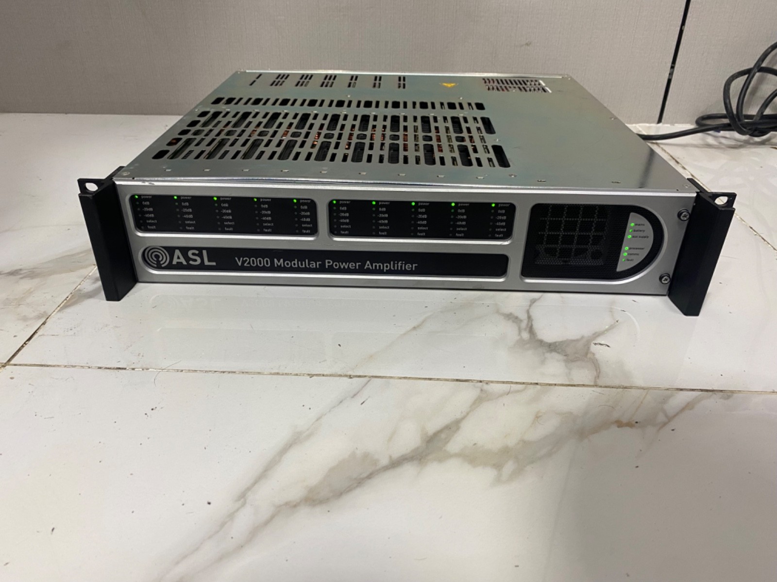 ASL V2000 Modular Power Amplifier with Different cards installed