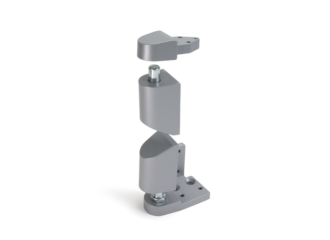 FHC FDP40RHA Offset Right Hand Pivot Set with 1/8" Recess - Aluminum