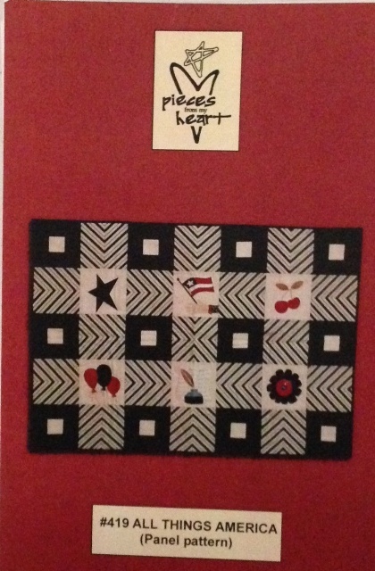All things America quilt pattern by pieces from my Heart #419