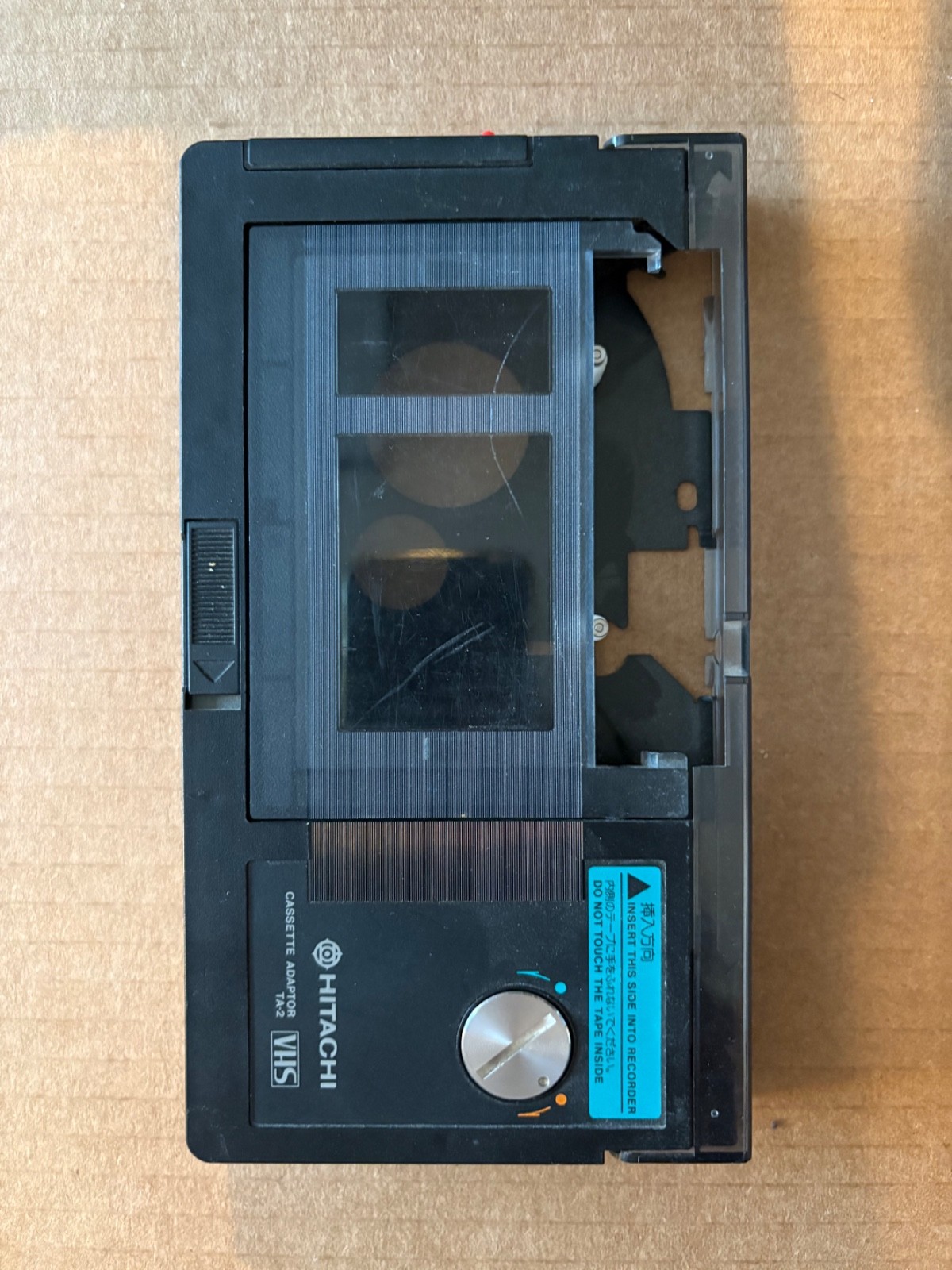 Hitachi TA-2  VHS-C to VHS Converter Adapter TESTED and Working
