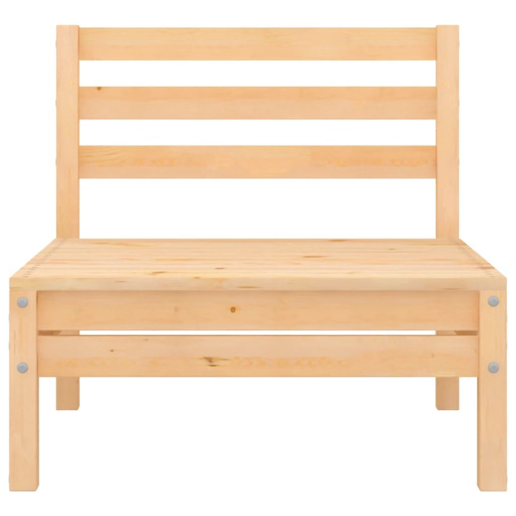 Patio 2-Seater Sofa Solid Pinewood