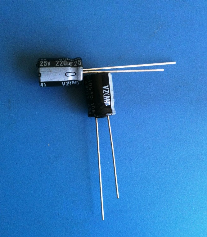 10x UVZ1E221MPH NICHICON CAPACITOR ALUMINUM 220UF 25V 20% 8x11.5 105' RADIAL