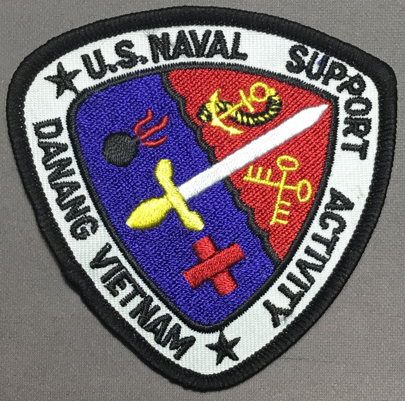 USN Naval Support Activity Danang Vietnam licensed patch