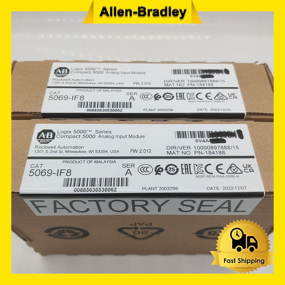 New Factory Sealed AB 5069-IF8 /A Compact 5000 Analog Input Module 5069IF8 US