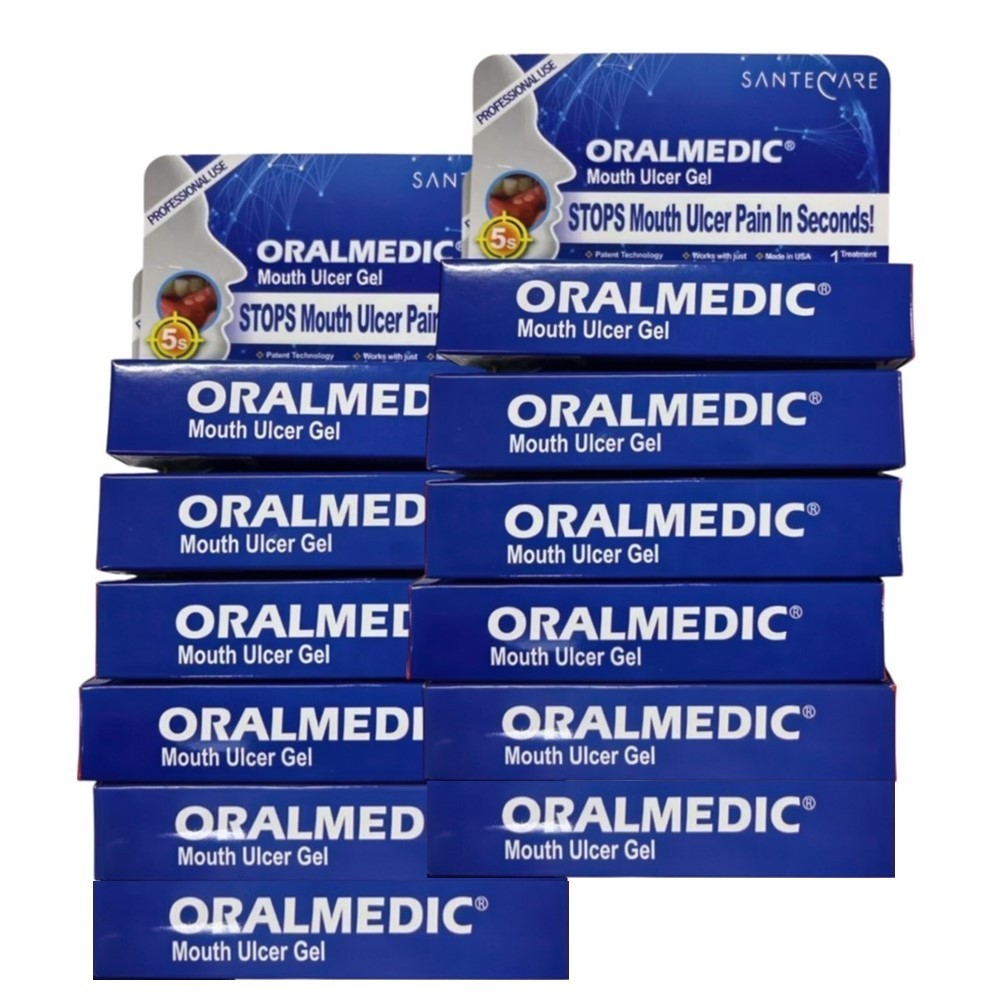 1-12 Pcs Oralmedic Mouth Ulcer Gel 1 Treatment Fast Pain Relief Made in USA