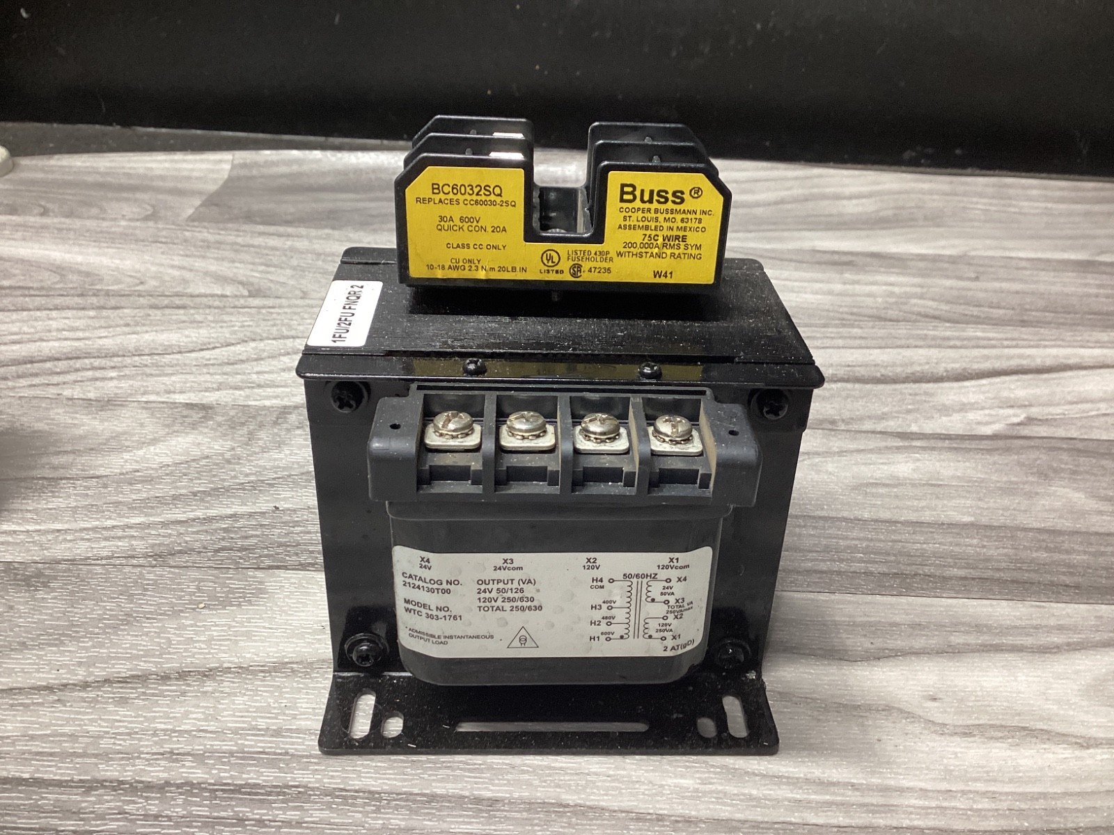 EGS 2124130T00 CLASS 105 Hevi-duty Transformer #110E59PR6