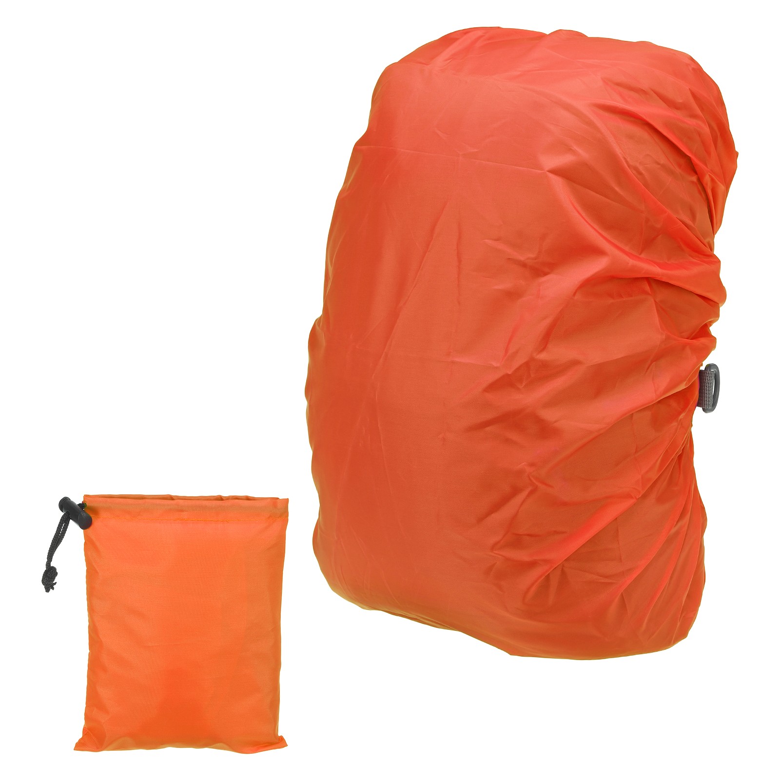 70-90L Backpack Rain Cover with Drawstring Bag, XXL, Orange
