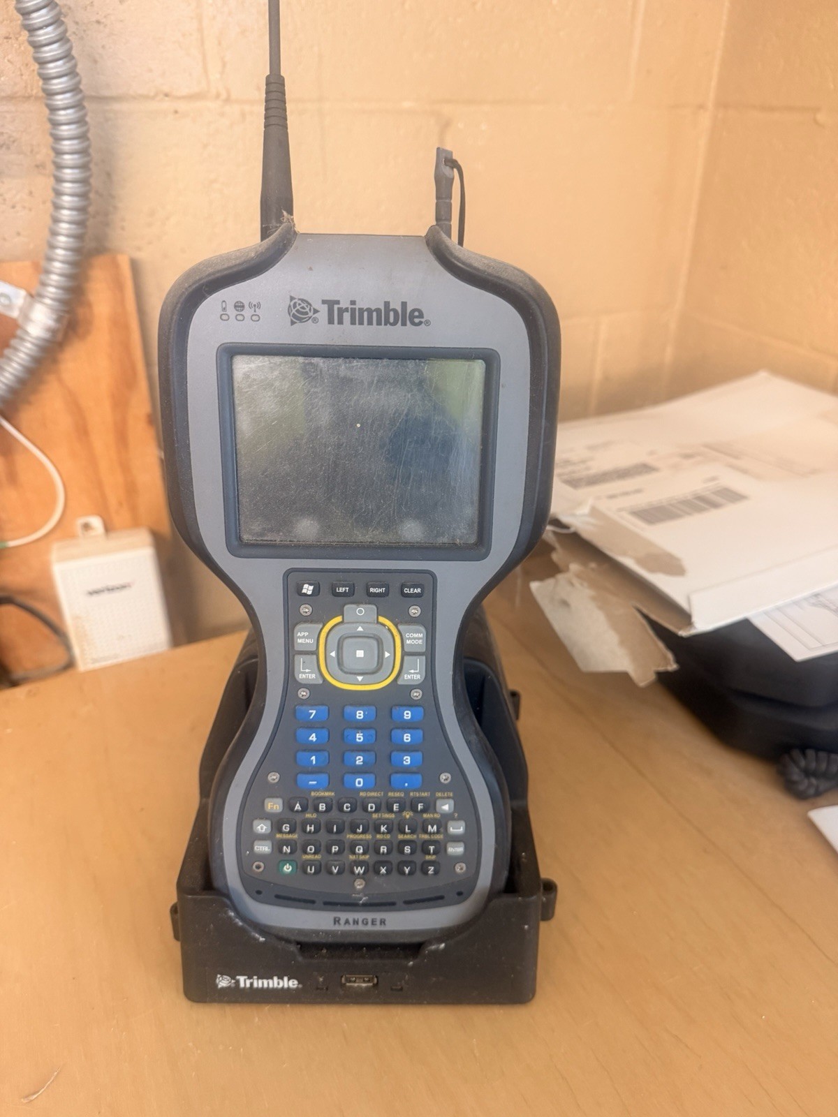 Trimble Ranger Handheld Survey Data Collector Field Controller w/ Docking Cradle