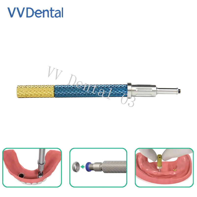 3 IN 1 Dental Extraction Locator Core Tool Universal Implant Retention Caps