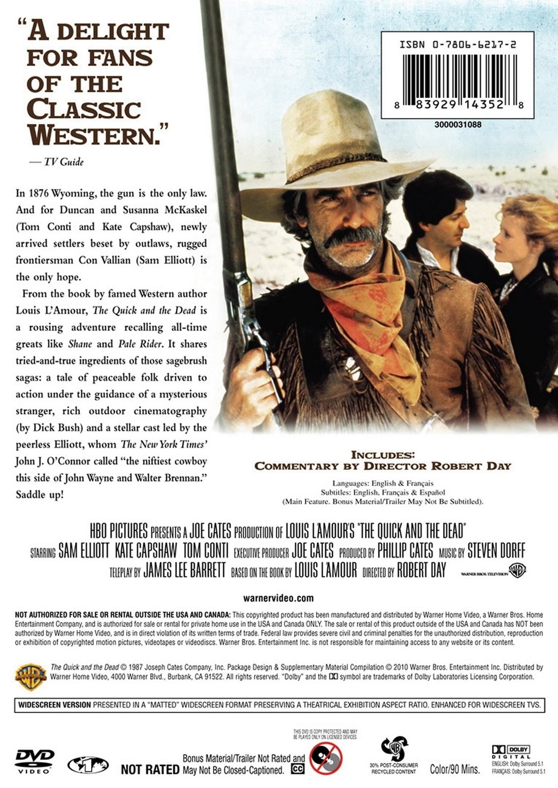 The Quick and the Dead DVD Sam Elliott NEW