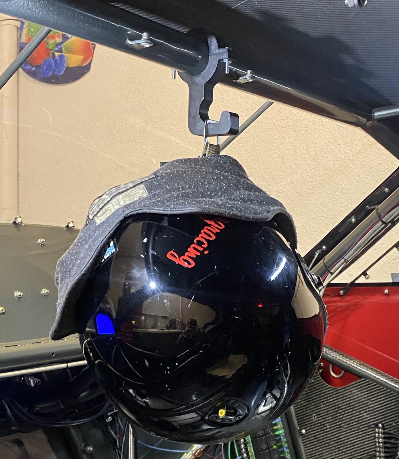 3D Printed Steering Wheel/Helmet Hooks PINK