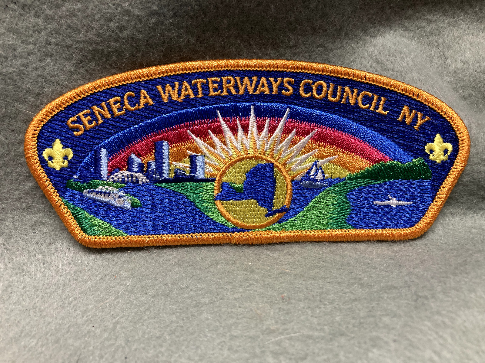 (jab28)  Boy Scouts -  colorful Seneca Waterways Council, NY csp