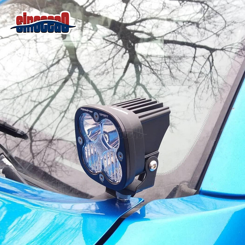 For 2016-2022 TOYOTA Tacoma Side Pillar Working LED Light Pods Mounting Brackets