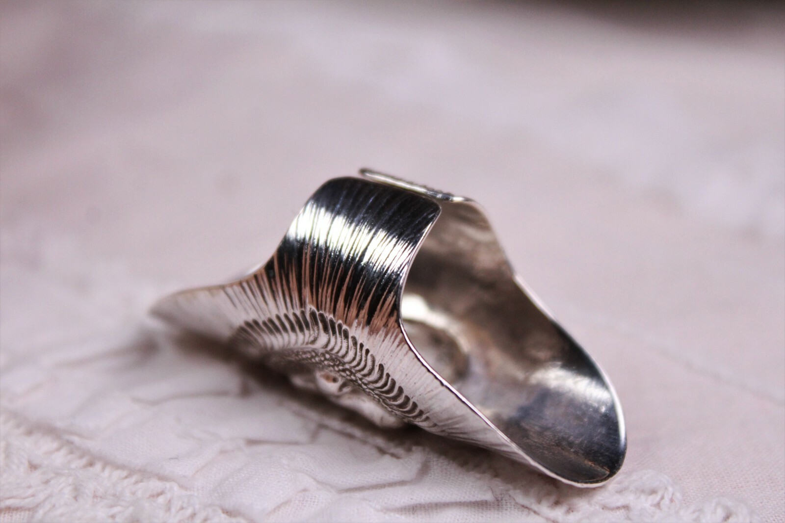 Sterling Silver Elephant Ring Grand Ornate Extra Large Boho Statement Piece