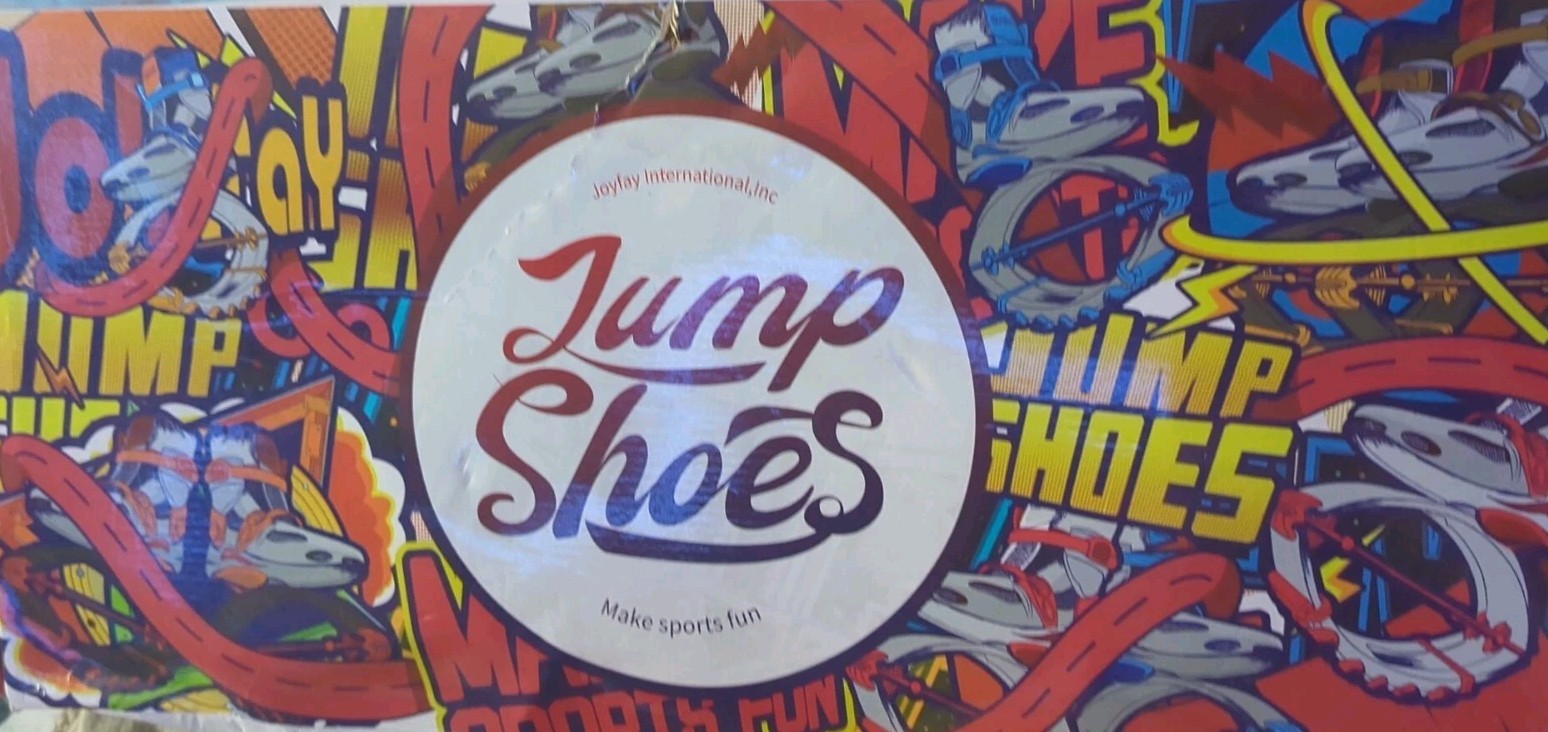 Joyfay Jumping Shoes Pink Fitness Bouncy Boots Unisex Size B, Eur 33/35