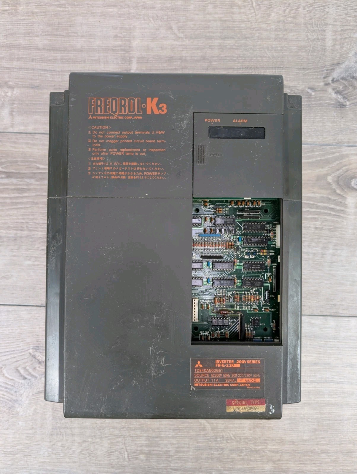 Mitsubishi FREQROL-K3 FR-K3-2.2K TD840A500G51
