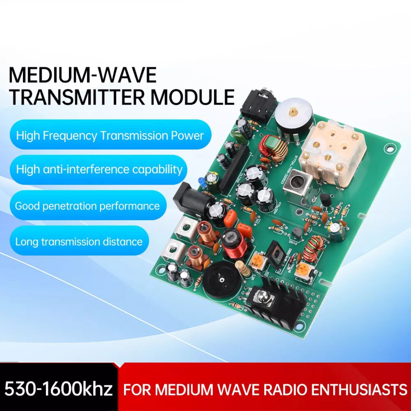 Medium Wave Radio Transmitter DIY Module For long-range wireless communication